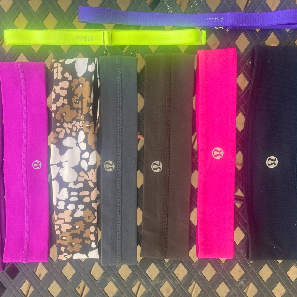 Lululemon headbands with 1 aerie headband
